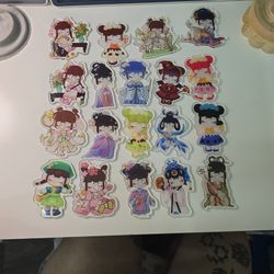 Bubblegum girl acrylic 