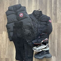 Canada Goose, Amiri Jean , Balenciaga 