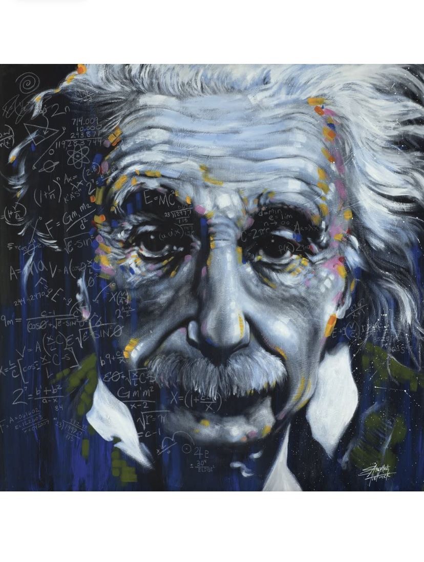 Albert Einstein Painting