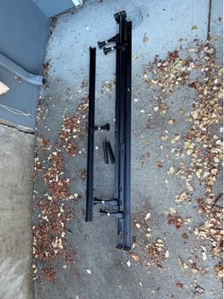 Queen sized metal bed frame