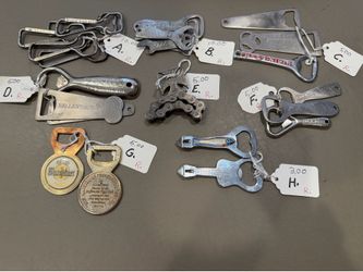 Vintage beer bottle openers