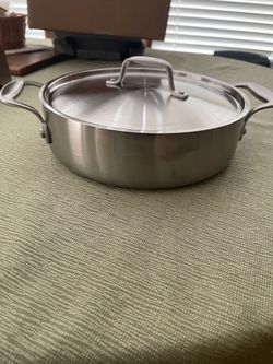 Stainless Steel Nonstick Pan with Lid