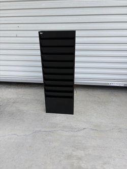 DURHAM MFG Literature Rack:11 Compartments, Black, Steel,  $50