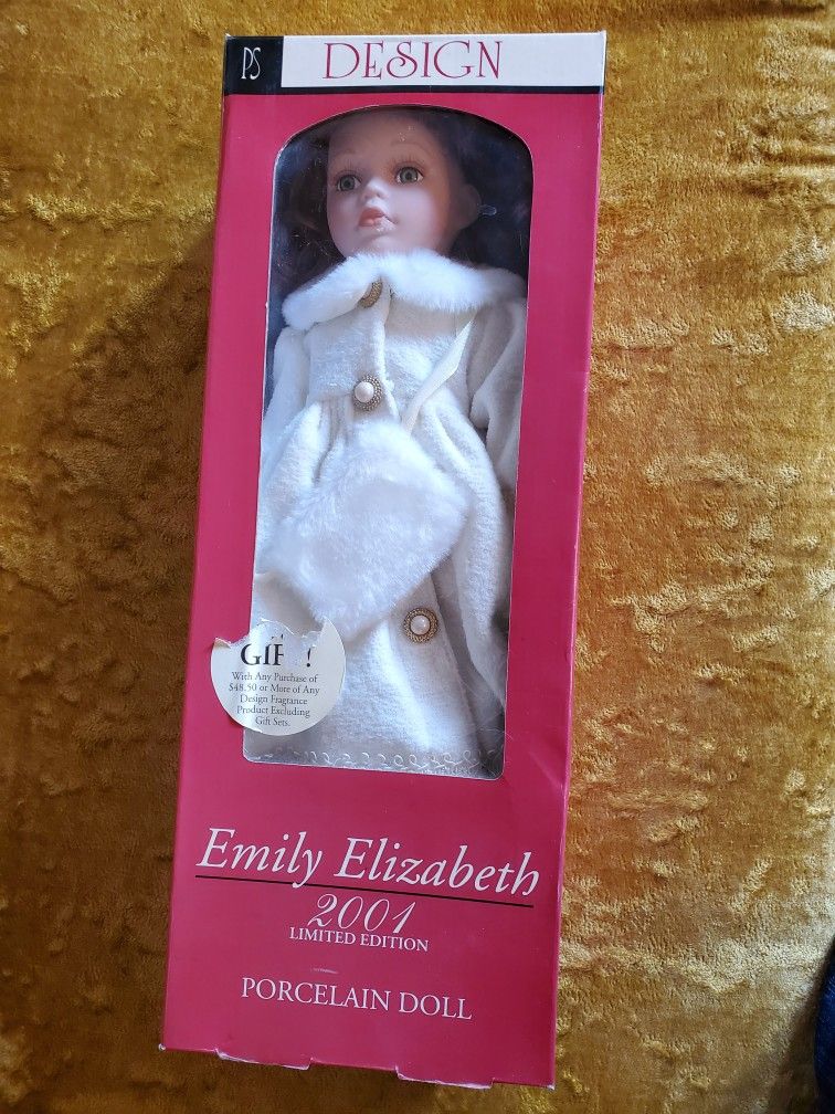 Emily Elizabeth 2001 Limited Edition Porcelain Doll PS Design