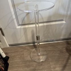 2 Plexiglass Side Table Oo Plant Stand