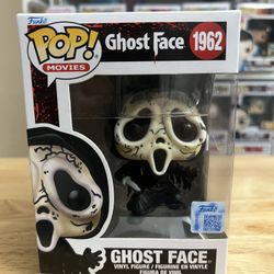 LE EXCLUSIVE Distressed Mark Ghost Face Scream Funko Pop #1962 Horror Movies