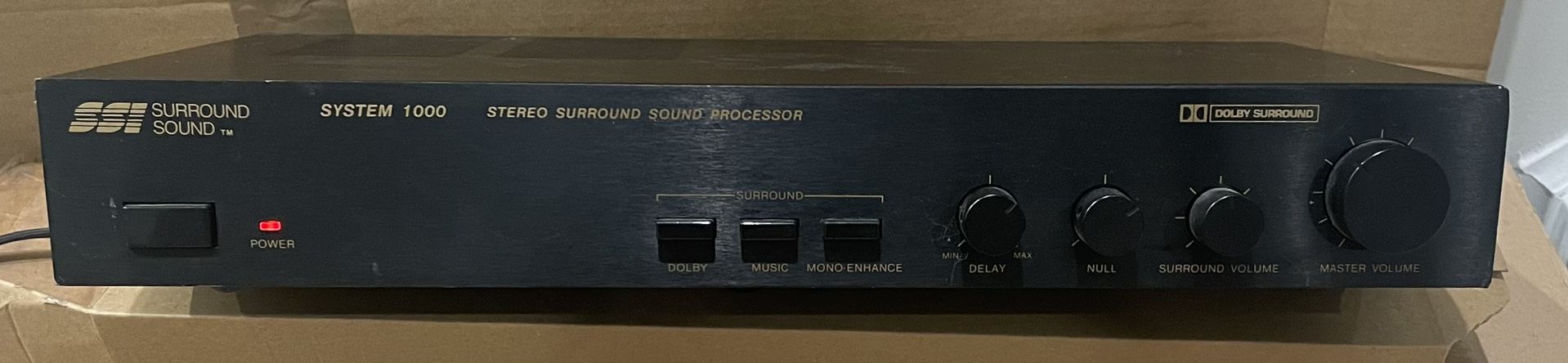 SSI Surround Sound Inc. System 1000 Stereo Surround Sound Processor with Dolby
