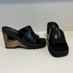 Vintage Bongo Chunky Wedge Shoe Sandal
