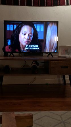 New, mid century TV stand