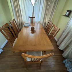 Dining Set Of Table And Chairs For 6 People