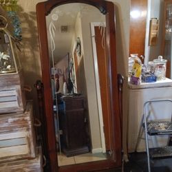 A Beautiful Large Antique Dressing Mirror