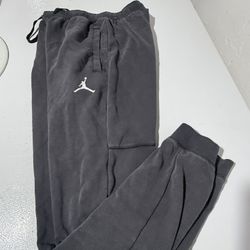 Nike Mens Jordan Black Fleece Pants Joggers Small 