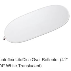 Photoflex LiteDisc Oval Reflector (41" x74" White Translucent)