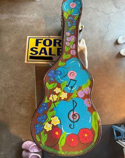 Guitar Case Custom Painted