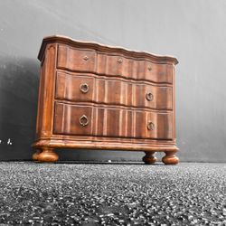 Gorgeous French Provincial Solid Wood Dresser With Period Hardware