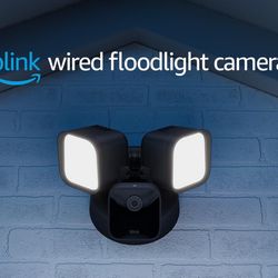 Blink Wired Floodlight Camera In Black