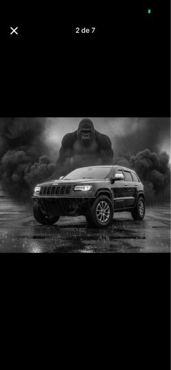 Bumper delantero quitado de una Jeep grand Cherokee, marca Wreckdit Fab & Offroad