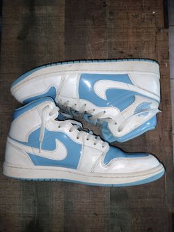 Air Jordan 1 Mid Patent Leather Sneakers