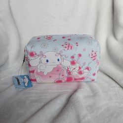 Cinnimoroll sweets ribbon makeup bag