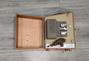 Vintage Keystone Sixty 8mm Film Projector w/ Case Tested Working Mid Century