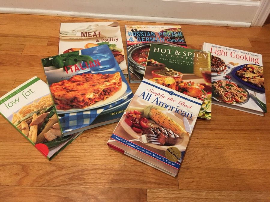 Assorted cookbooks (7 books)