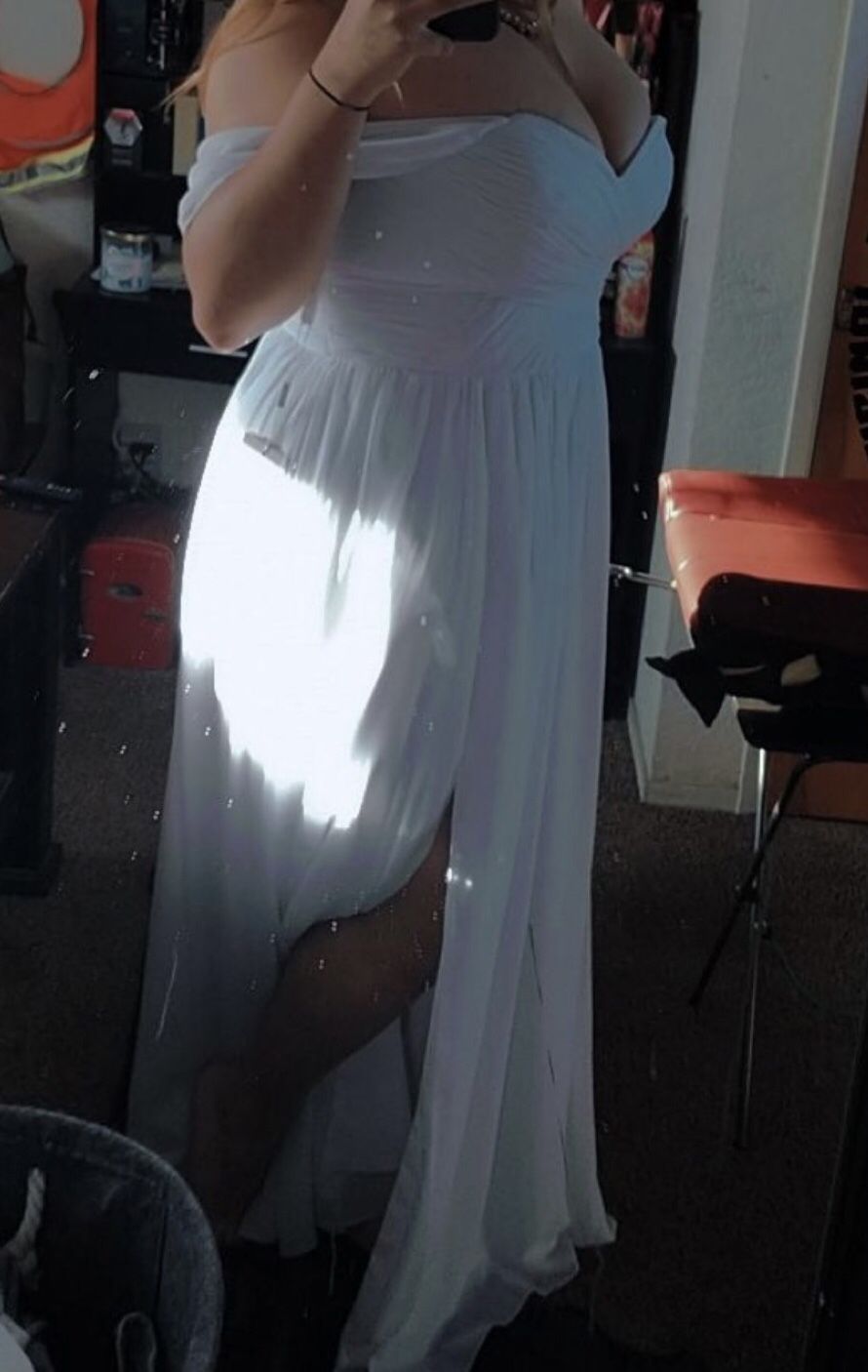 White Prom/wedding Dress 