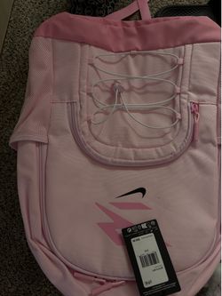 Pink nike back pack