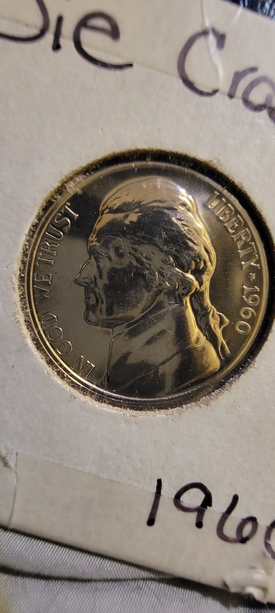 1960 Struck through Hair Error In Mint Condition Must See