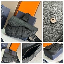 Saddle Bag Black Galaxy Cross Bag  Size：26×19×4.5cm