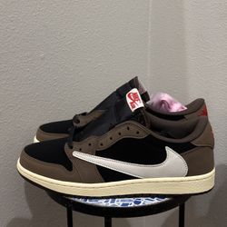 Nike Air Jordan 1 Mocha Low Travis Scott Size 10