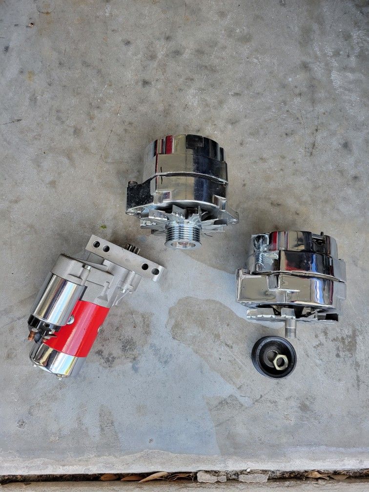 Starter And Alternator For Small Block Chevy