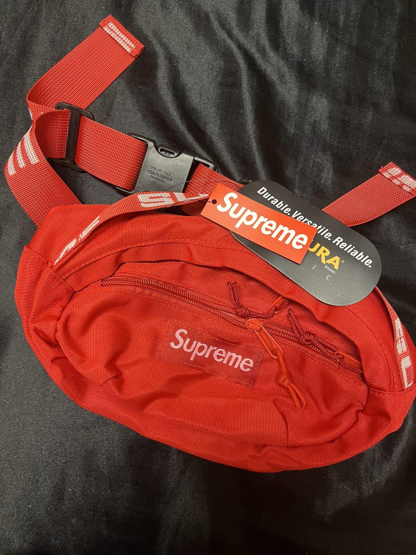 Supreme Red waist Bag