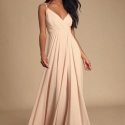 $10: Lulus - All About Love Blush Dress (never worn)