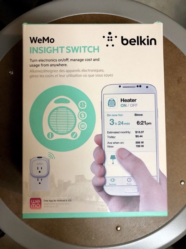 Belkin WEMO Insight Switch works with Alexa BRAND NEW