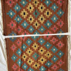 2Pieces, Afghan Turkmen hand Knotted Rug (Kilim)