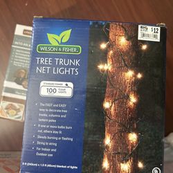 Tree Trunk Net Lights