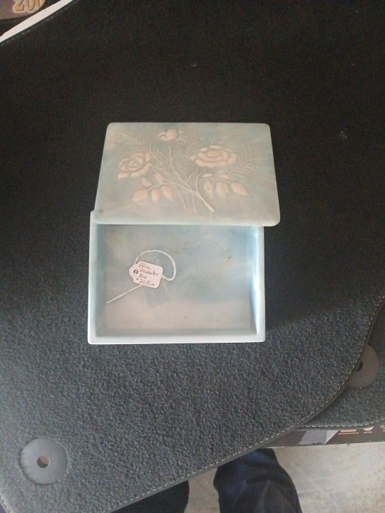 Blue Alabaster Box