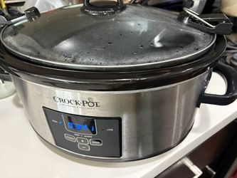 Crock-Pot SCCPVLFT10-S 6-Quart Programmable Cook & Carry Slow Cooker Stainless