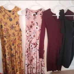 Girls Size 14/16 Dresses,Shirts,Long Sleeves And Overalls All Never Worn Or Worn Once