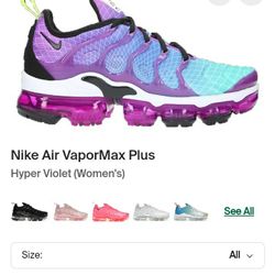 Nike Air VaporMax Plus

Women Tennis Shoes 