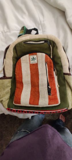 Hemp Backpack Made In Nepal