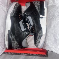 Jordan 3 Black Cements