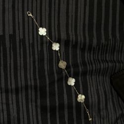 silver multi color vancleef 