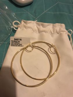 Aretes nuevos 14k