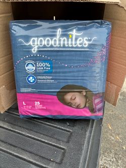 Girls Goodnites Large Nighttime Underwear 75ct