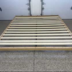 King Bamboo Platform Bed Frame