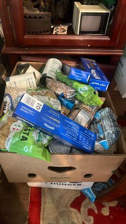 Free Box Of Cans And Pasta