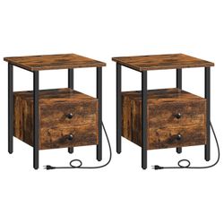 End Tables, Night Stands Set Of 2