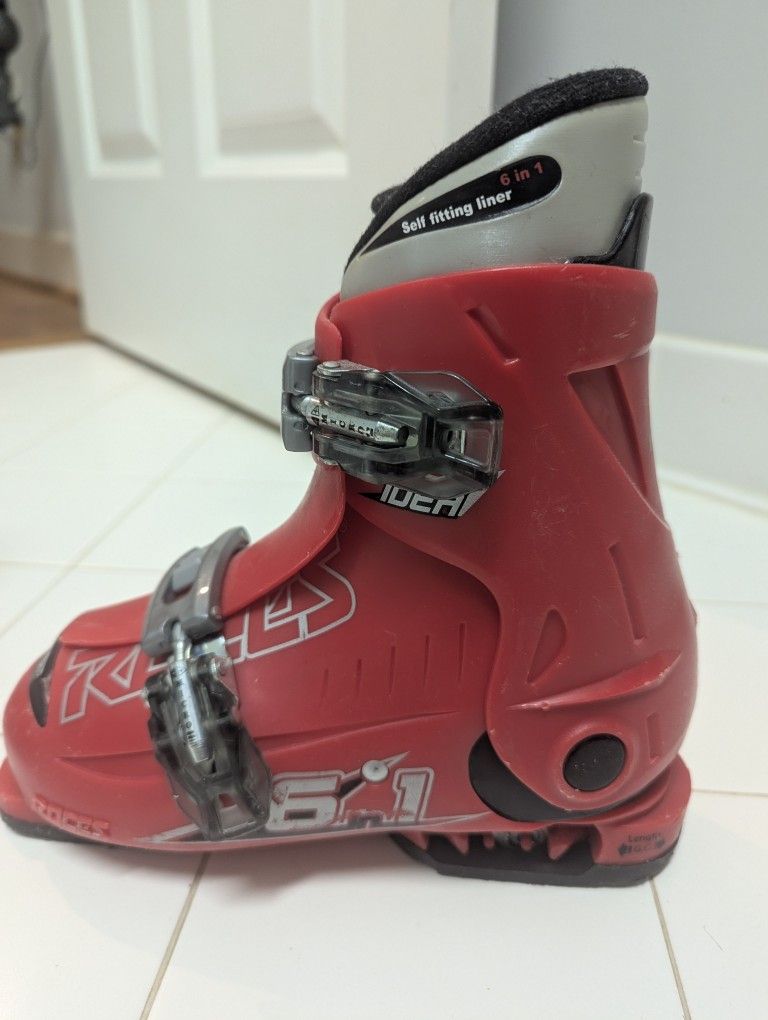 Roces Adjustable Kids Ski Boots 19-22