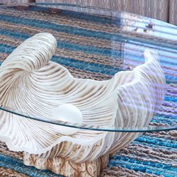 Oyster & Pearl Coffee Table, $3000+ Value - $850